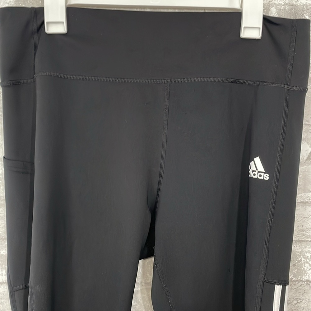 Adidas Aeroready Black Legging Side Pockets - Picture 2 of 8